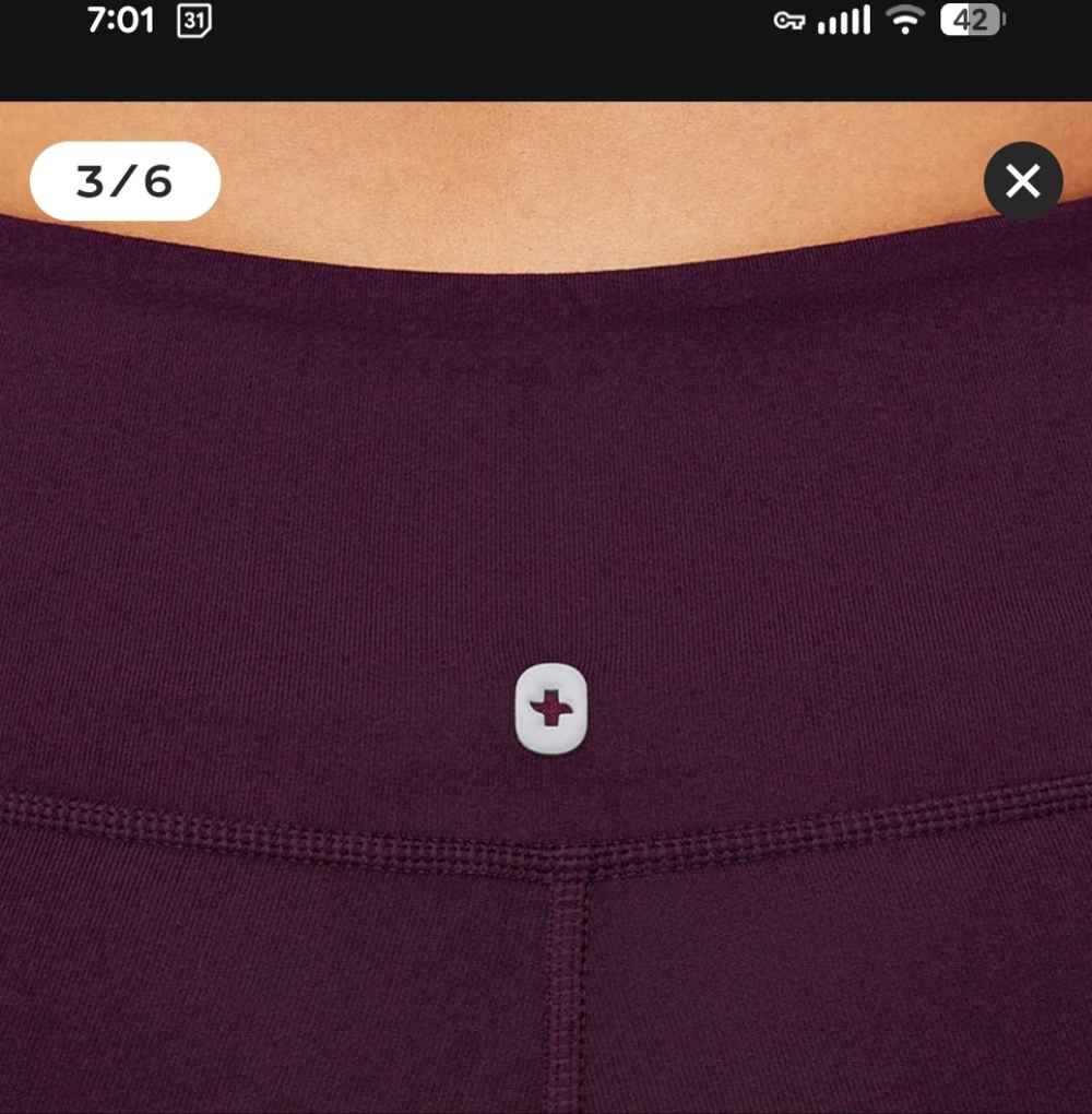 Figs women's Deep Purple 300 Performance Leggings - M / Deep PurpleMDeep Purple - Picture 8 of 8